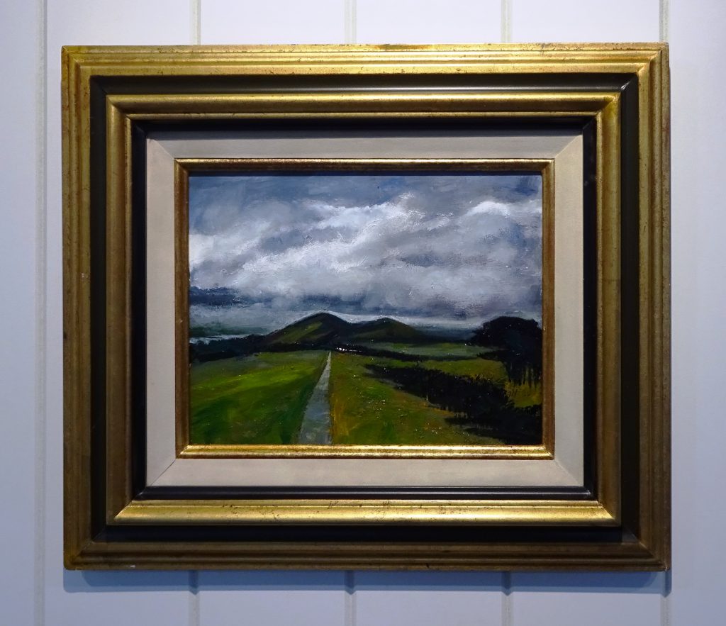 Oil on board - Malvern Hills